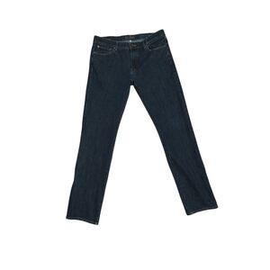 DL1961 Jeans Mens 35X32 Blue Russell Slim Straight Stretch Denim Pants Woodhall